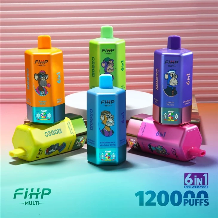 FIHP 120000 6in1 Multiple Flavors Puffs
