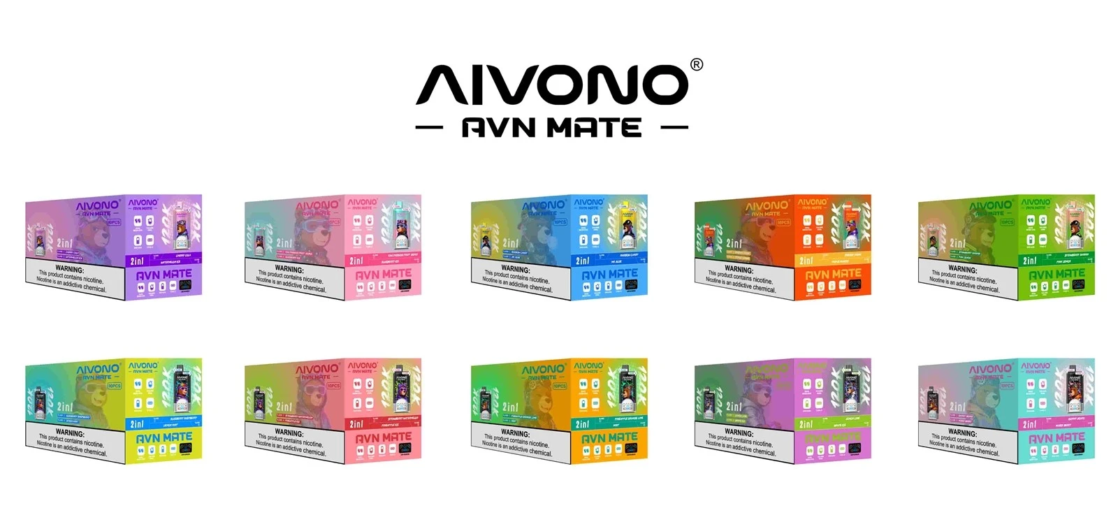 Aivono Avn 120K Puffs 120K3 1 Aivono Avn 120K Puffs 120K3 1